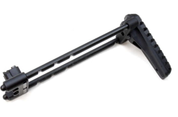 Image of A3 Industries Universal Picatinny Mount - Modular Telescoping Stock w/Rubber Buttpad, Black, 7.00in, MTS-PIC-7.00-BP2