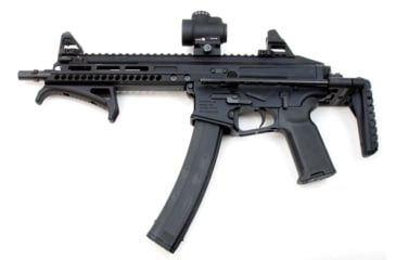 Image of A3 Industries Universal Picatinny Mount - Modular Telescoping Stock w/Rubber Buttpad, Black, 7.00in, MTS-PIC-7.00-BP2