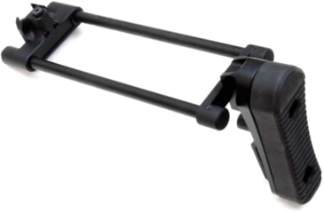 Image of A3 Industries Universal Picatinny Mount - Modular Telescoping Stock w/Rubber Buttpad, Black, 7.00in, MTS-PIC-7.00-BP2