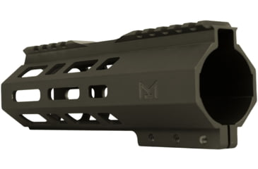Image of ABC RIFLE COMPANY Custom Hybrid Top Cut D-Front AR-10/DPMS LR-308 M-LOK Handguard, 7in, Olive Drab Green, HG10-CM-TCML7D-ODG