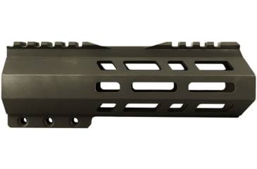 Image of ABC RIFLE COMPANY Custom Hybrid Top Cut D-Front AR-10/DPMS LR-308 M-LOK Handguard, 7in, Olive Drab Green, HG10-CM-TCML7D-ODG