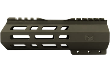 Image of ABC RIFLE COMPANY Custom Hybrid Top Cut D-Front AR-10/DPMS LR-308 M-LOK Handguard, 7in, Olive Drab Green, HG10-CM-TCML7D-ODG