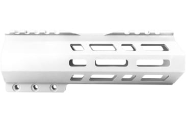 Image of ABC RIFLE COMPANY Custom Hybrid Top Cut D-Front AR-10/DPMS LR-308 M-LOK Handguard, 7in, White, HG10-CM-TCML7D-STW