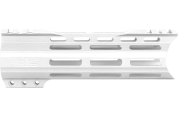 Image of ABC RIFLE COMPANY Custom Hybrid Top Cut Super Slim AR-15 M-LOK Handguard, 7in, White, HG15-CM-MLTC7-STW