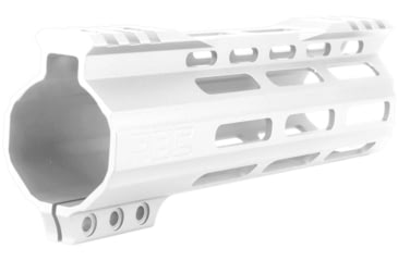 Image of ABC RIFLE COMPANY Custom Hybrid Top Cut Super Slim AR-15 M-LOK Handguard, 7in, White, HG15-CM-MLTC7-STW