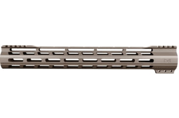 Image of ABC RIFLE COMPANY Super Slim Free Float Hybrid Top Cut AR-15 M-LOK Handguard, 15in, Cerakote Tungsten, HG15-TC-ML15-TNG