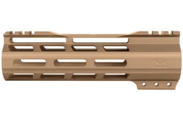 Image of ABC RIFLE COMPANY Super Slim Free Float Hybrid Top Cut AR-15 M-LOK Handguard, 7in, Cerakote Flat Dark Earth, HG15-TC-ML7-FDE