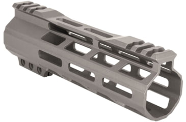 Image of ABC RIFLE COMPANY Super Slim Free Float Hybrid Top Cut AR-15 M-LOK Handguard, 7in, Cerakote Tungsten, HG15-TC-ML7-TNG