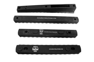 Image of Accuracy Solutions BipodeXt Picatinny Rails Bundle, Black, Picatinny Rails Bundle