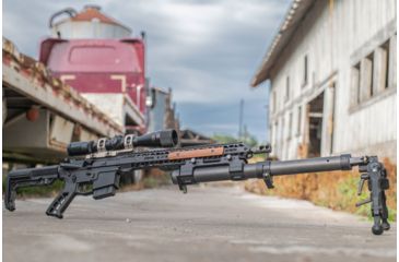 Image of Accuracy Solutions BipodeXt TAC II Gen2 ARCA Spec Telescoping Bipod, Black, AS-90080