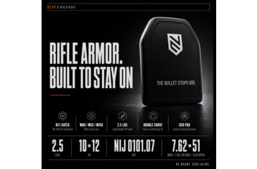 Image of Ace Link Armor Level 3+ RF1 Single Curve Rifle Armor Plate