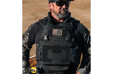 Image of Ace Link Armor CIBV Cataphract Level IIIA Standard Bulletproof Vest, Black, One Size, CIBV-3A-BLK-S-2XL