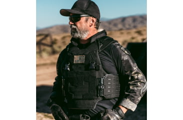 Image of Ace Link Armor CIBV Cataphract Level IIIA Standard Bulletproof Vest, Black, One Size, CIBV-3A-BLK-S-2XL