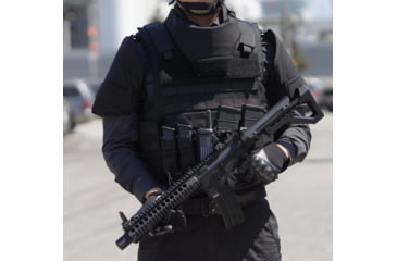 Image of Ace Link Armor M.S.O.V. Level IIIA Standard Bulletproof Vest, Black, Large, MSOV-3A-BLACK-L