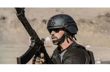 Image of Ace Link Armor Mich Combat Ballistic Helmet, Black, Medium, B-BH-COM-BLK-2-M