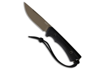 Image of Acta Non Verba Knives Acta Non Verba Knives P200 Fixed Blade Knife Black Polymer 4.1&quot; Coyote, Black, Sleipner, adult, BHQ-190895