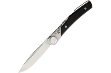 Image of Actilam T3 Torsade Lock Folding Knife, Black Corian handle, ACTILAM T3C CORIAN BLACK