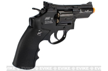 Image of Action Sport Games Dan Wesson CO2 2.5in High Power Airsoft 6mm Magnum Gas Revolver, Evike Exclusive, Black, 50045