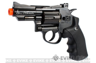 Image of Action Sport Games Dan Wesson CO2 2.5in High Power Airsoft 6mm Magnum Gas Revolver, Evike Exclusive, Black, 50045
