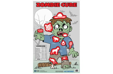 Image of Action Target GS-ZOMHE-100 Action Zombie Boy Hanging Paper 23 X 35 Zombie