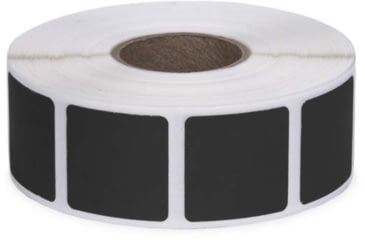 Image of Action Target Self-Adhesive Target Pasters 3/4 Inch Square 1,000 Per Roll, Black, NRA-SR-1