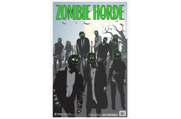 Image of Action Target Zombie Horde Target, 100 Pack, 23in x 35in, GS-ZOMHORDE-100