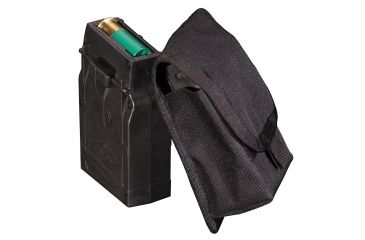 Image of Adaptive Tactical Sidewinder Venom 5 Round Box Magazine Molle / Belt Pouch, Nylon, Black, AT-00997