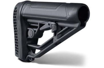 Image of Adaptive Tactical EX Performance Adjustable M4-Style Stock for AR15/AR10 Carbines, Polymer, Black, AT-02012