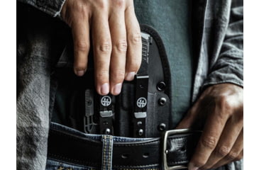 Image of Adaptive Tactical OMNICARRY HOFTAC Holster IWB Black Belt Clip Mount Right Hand, HT01005L