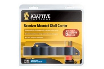 Image of Adaptive Tactical Receiver Mounted Shell Carrier for Mossberg Shotguns, Black AT-06000-M