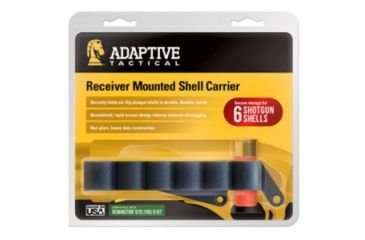 Image of Adaptive Tactical Receiver Mounted Shell Carrier for Remington Shotguns, Black AT-06000-R