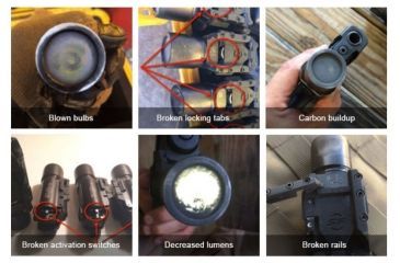 Image of Adaptive Tactical SureFire X300 Replica Training Light, Black AT-02090