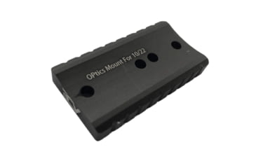 Image of ADE Advanced Optics Adapter/Mounting Plate for Red Dot Sight, Ruger 10/22 FIT meopta, Insight, Eotech MRDS, Vortex Venom/Razor/Viper, Black, Ruger 10/22 Plate