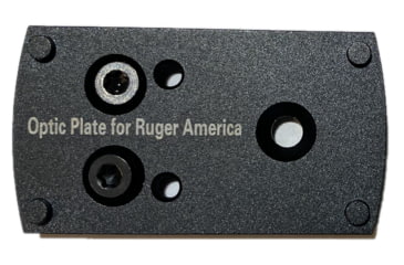 Image of ADE Advanced Optics Adapter/Mounting Plate for Red Dot Sight, Vortex Venom/Razor/Viper, Burris Fastfire,Meopta,Docter, Insight to FIT Ruger American Pistol, Black, Ruger American Plate