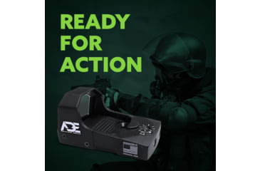 Image of ADE Advanced Optics Advanced Optics RD3-006 1x Reflex Green Dot Sight w/Colt 1911 Mount Plate