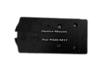 Image of ADE Advanced Optics Mini Red Dot Sight Mount Base, Sig Sauer P320 M17 / M18 to Mount Burris FastFire 1/2/3/4, Black, P320M17 Plate