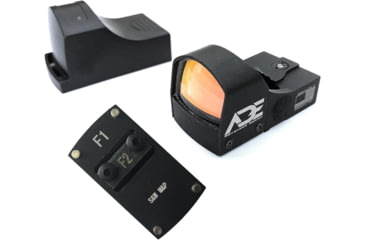 Image of ADE Advanced Optics RD3-009 1x Reflex Red Dot Sight w/Mount Plate for S&amp;W MP M&amp;P/ Standard Picatinny Mount