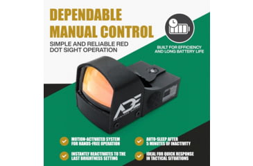 Image of ADE Advanced Optics RD3-009 1x Reflex Red Dot Sight w/Taurus PT111 G2, Millennium G2 Optic Mount Plate