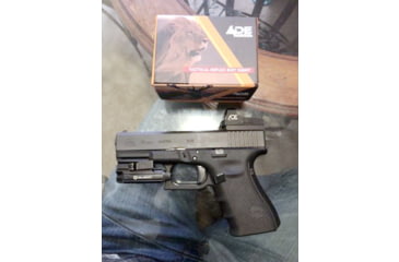 Image of ADE Advanced Optics RD3-006B Mini Reflex Micro Blue Dot Sight, 1x26mm, 3 MOA Reticle, Black, RD3-006B-BLUE