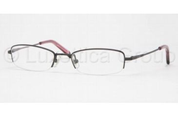 Image of Adrienne Vittadini Eyeglasses AV6082 with Rx Prescription Lenses, Select Frame Color / Lens Diameter Black/Fuxia Frame / 49 mm Prescription Lenses