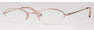 Image of Adrienne Vittadini AV6047-174-4520 Eyeglasses with Rx Prescription Lenses 45 mm Lense Diameter / Straw Frame
