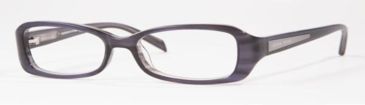 Image of Adrienne Vittadini AV7021-634-4915 Eyeglasses with No-Line Progressive Rx Prescription Lenses 49 mm Lense Diameter / Black-pink Frame