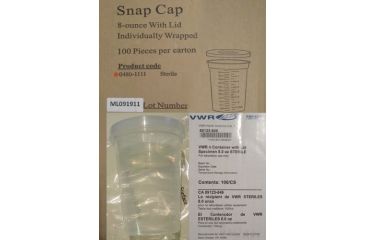 Image of VWR 5oz Container Sterile Cs100 0450-1111, Unit CS