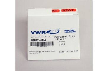Image of VWR Vwr Label Stat 1.5x3/8 Rl1000 VWR-L13-C, Unit CS