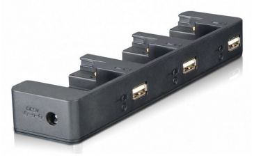 Image of AEE 3 battery and 3 powered USB Multi Battery Charger for S &amp; SD Series &amp; MD10 Action Camera DB46