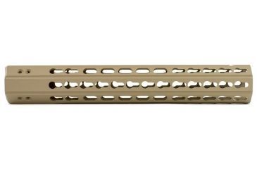 Image of Aero Precision AR15 12in Quantum KeyMod Handguard, FDE Cerakote, APRA400014C