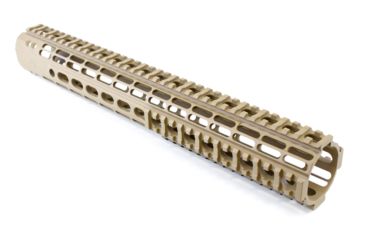 Image of Aero Precision AR15 15in Enhanced Quad Rail Handguard Gen 2, FDE Cerakote, APRA100224C