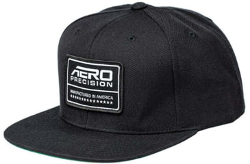 Image of Aero Precision Brand Stamp Snapback Hat -Mens, Black, APAG100205C