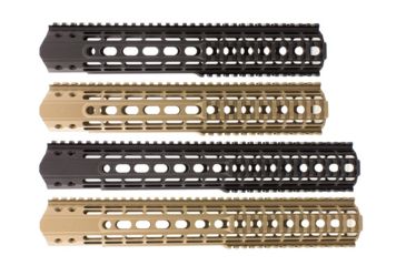 Image of Aero Precision M5 9in Enhanced Quad Rail Handguard, Gen 2, Anodized Black APRA308220C