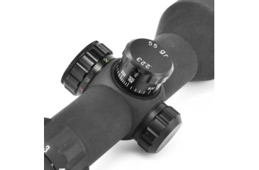 Image of AIM Sports Compact Rubberized 3-9x42mm Medium Range Tactical Scope w/ Rangefinder Reticle JXPFER3942G